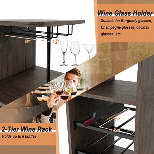 3-Piece Industrial Bar Set: Br – обзор и цена Home Bar And Counter