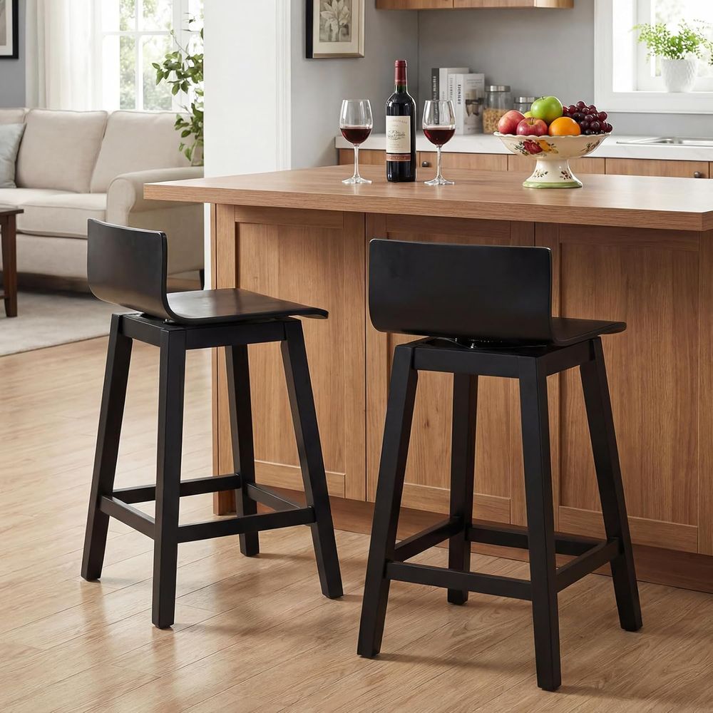 Swivel Solid Wood Bar Stools S – обзор и цена Home Bar And Counter