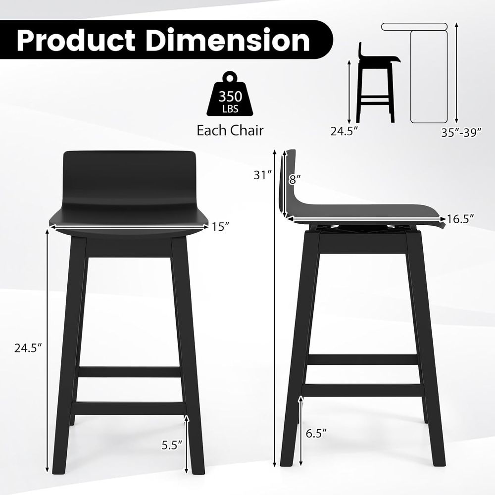 Swivel Solid Wood Bar Stools S – обзор и цена Home Bar And Counter
