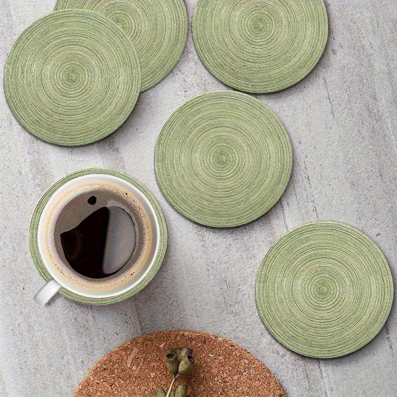 6pcs 4in Round Retro Green Gro – обзор и цена Home Bar Setup